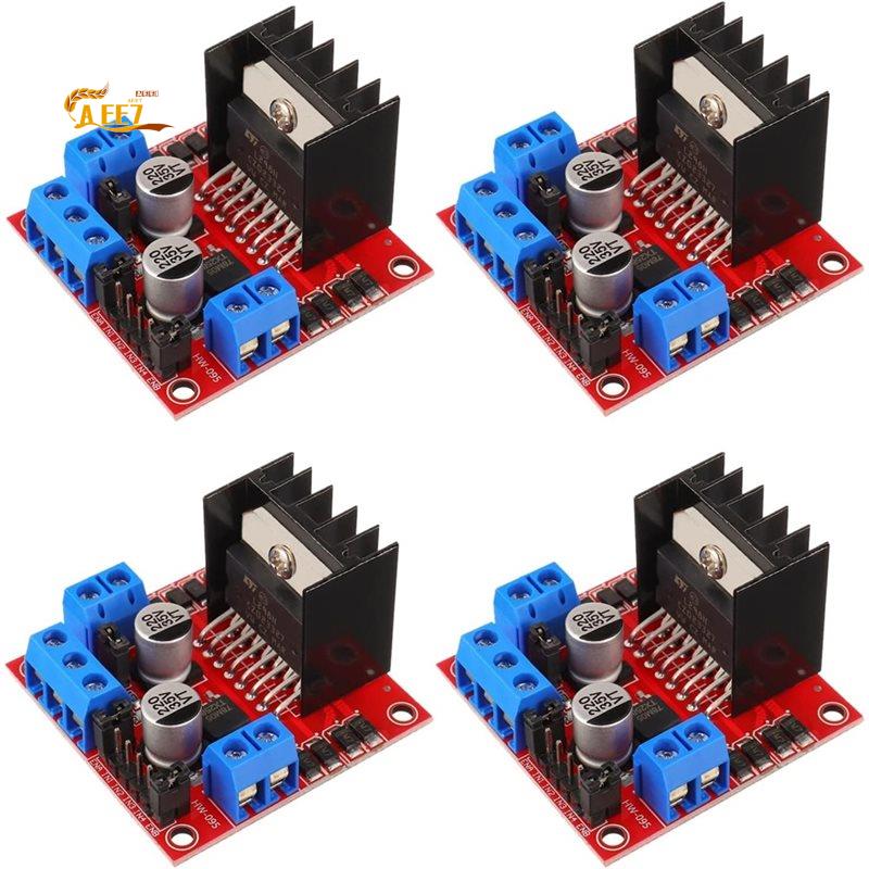 L298N Module - AEE7-4 Stuks L298N Motor Driver Controller
