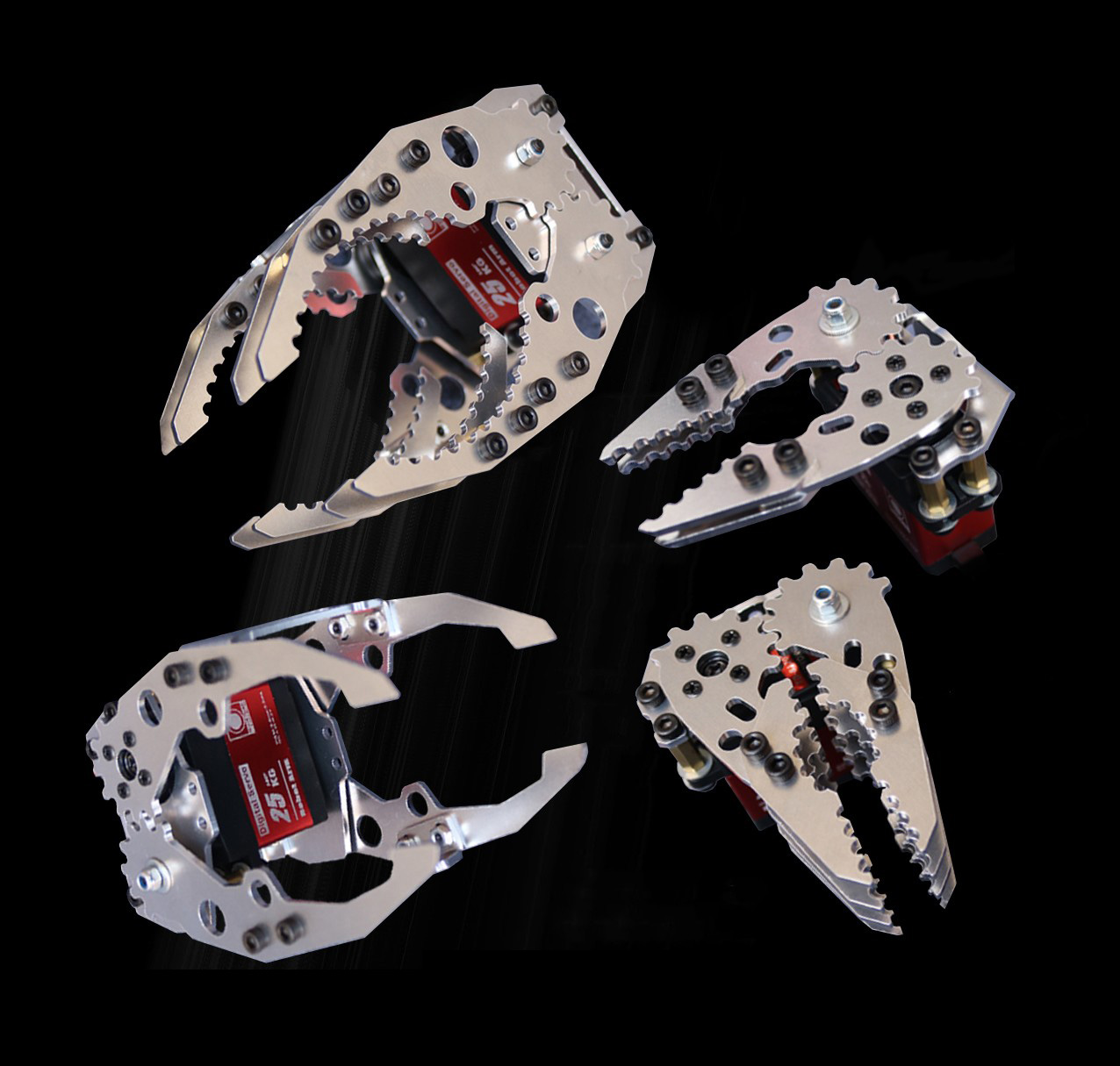 Robot Gripper Claw - Metalen mechanische grijper handklauwklem met MG996r