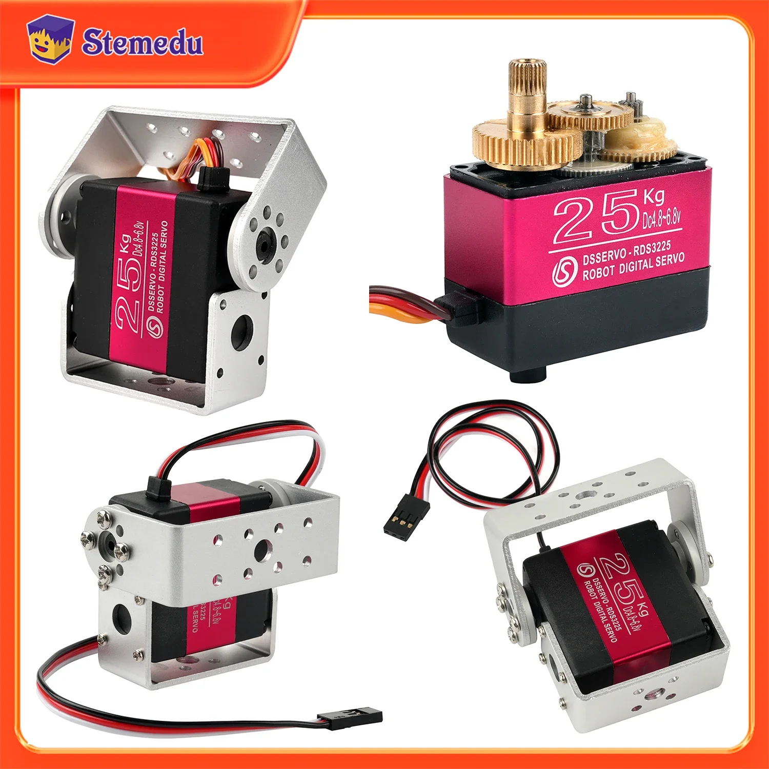 Robot Arm Metal - 25KG Robot Digitale Servo Hoog Koppel