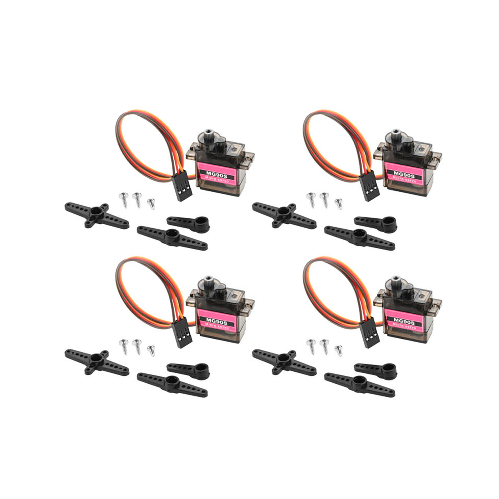 Robot Arm Metal - 4 stuks Micro Servo Metal Gear
