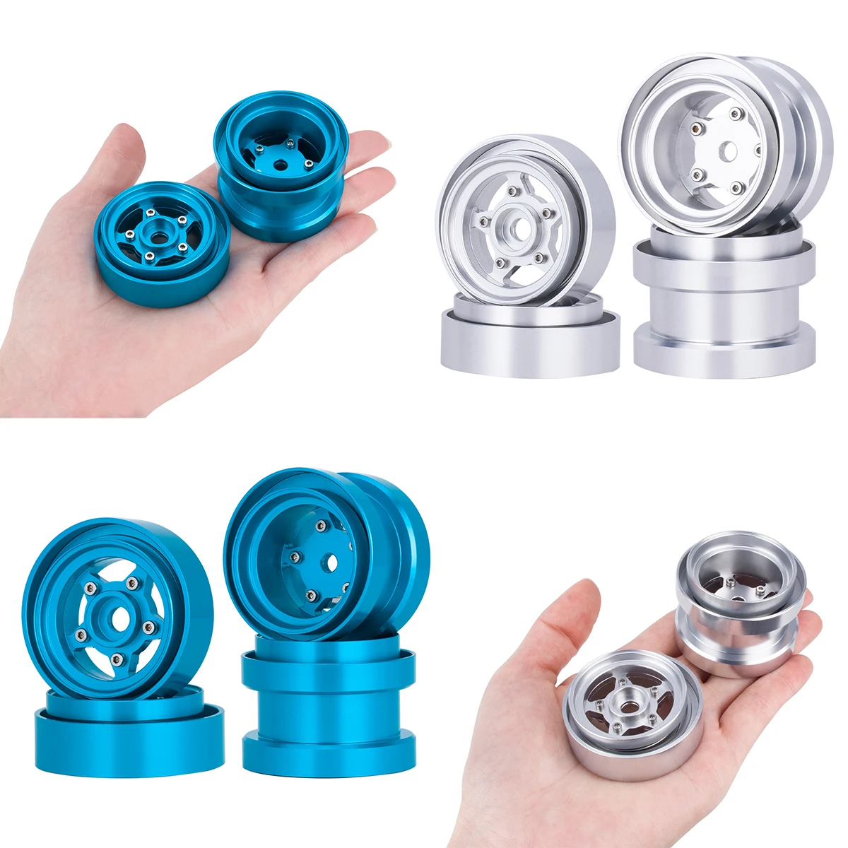Robot Car Kit - Aluminium Beadlock Wielen voor 1/10 RC