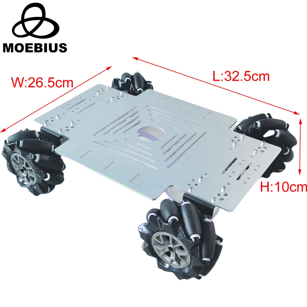 MOEBIUS 26KG Laadvermogen 4WD  - Ros Robot recensie en prijs