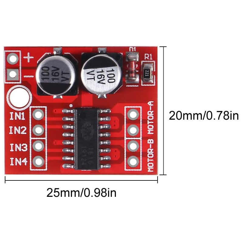 10 STKS L298N Mini DC Motor Dr - L298N Module recensie en prijs