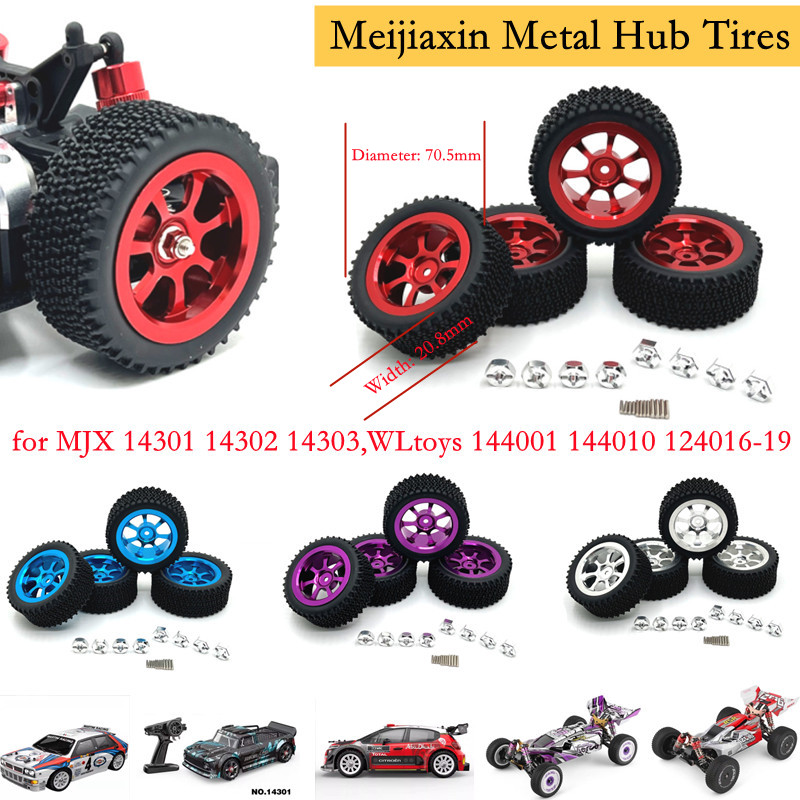 Metalen naafwielen voor MJX 14 - Omni Wheel recensie en prijs