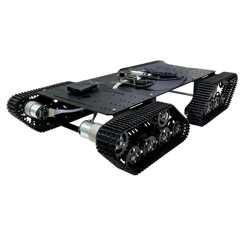 Gebouwde RC-tank met hoge laad - Ros Robot recensie en prijs