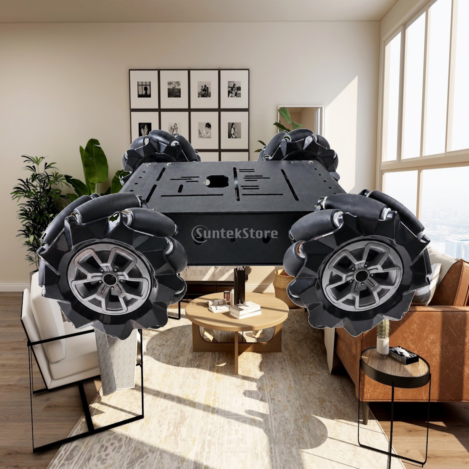 Veelzijdig RC-chassis met vier - Robot Car Kit recensie en prijs