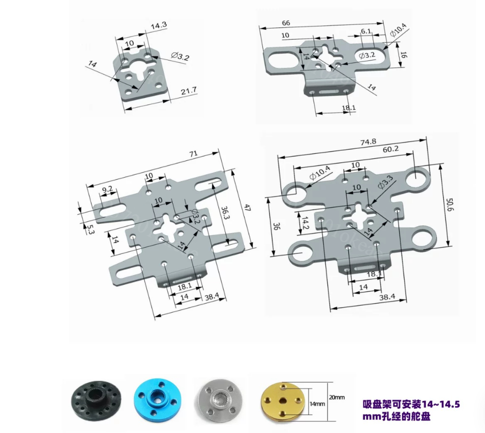 Grote robotarm met grijper, re - Robot Gripper Claw recensie en prijs