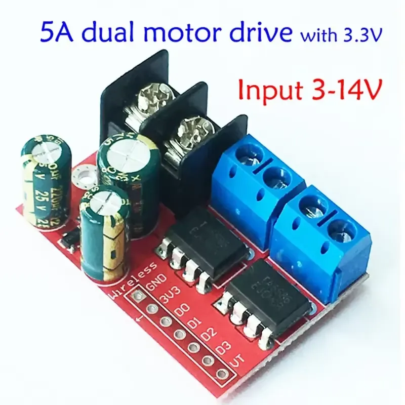 5A dubbele DC-motorbesturingsm - L298N Module recensie en prijs