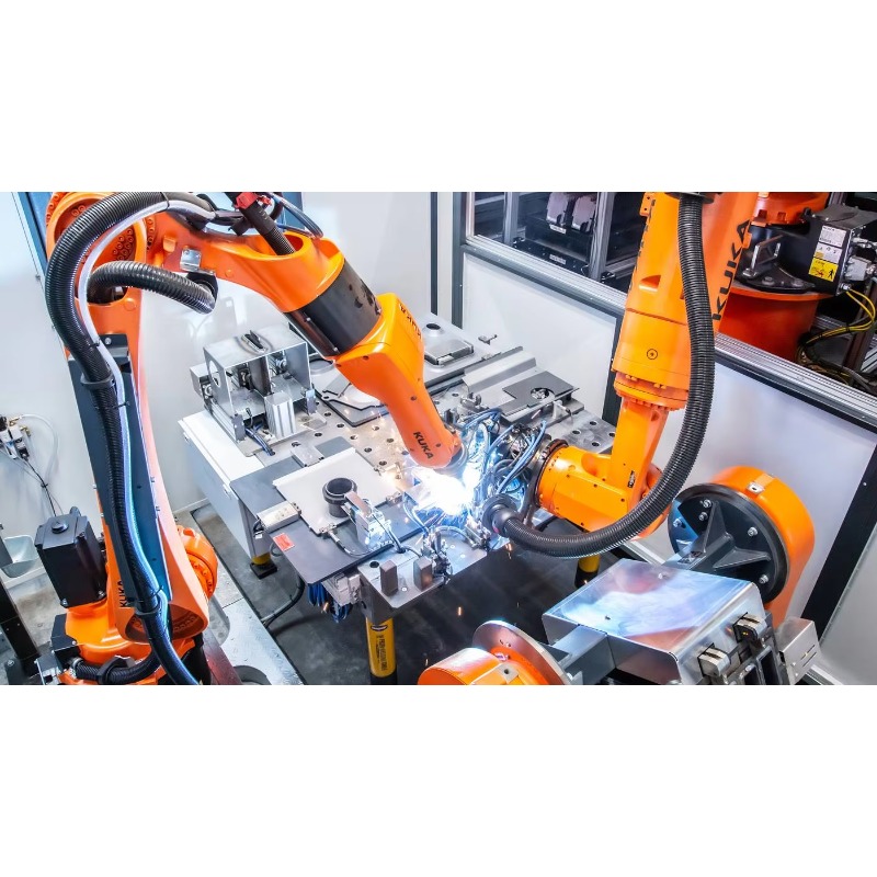 6-assige robotarm met PLC-moto - Robot Arm Metal recensie en prijs