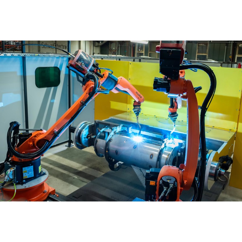6-assige robotarm met PLC-moto - Robot Arm Metal recensie en prijs