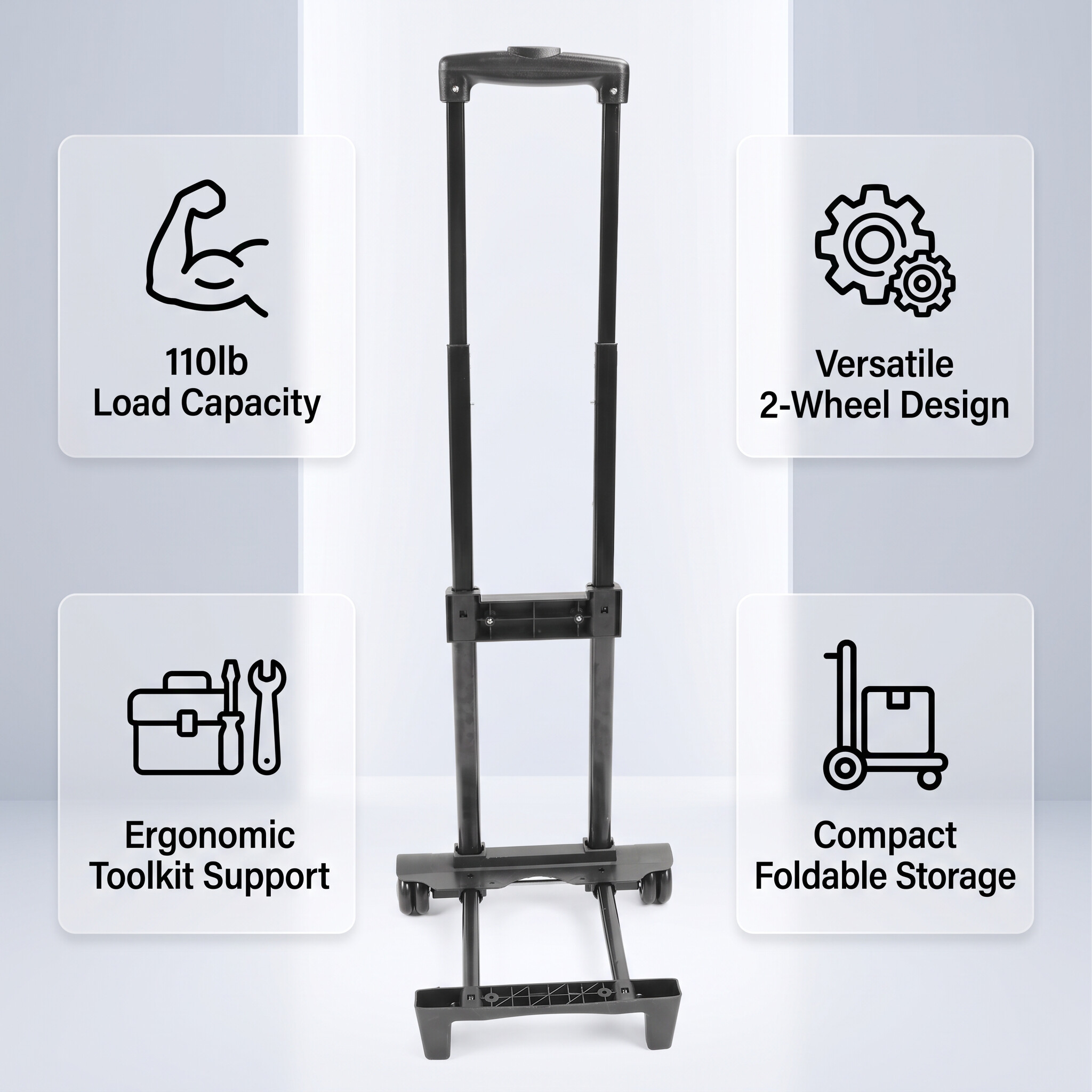 IJzeren opvouwbare steekwagen  - Omni Wheel recensie en prijs
